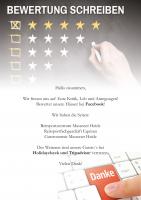 Wir wollen Ihr Feedback! Wir wollen Ihr Feedback!
