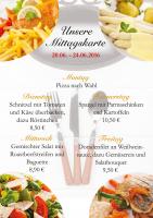Im Ristorante Il Cavallo gibt es diese Woche folgende Gerichte: Im Ristorante Il Cavallo gibt es diese Woche folgende Gerichte: