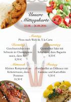 Diese Woche im Ristorante Il Cavallo: Diese Woche im Ristorante Il Cavallo:
