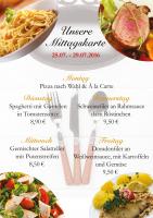 Das gibt es diese Woche im Ristorante Il Cavallo: Das gibt es diese Woche im Ristorante Il Cavallo: